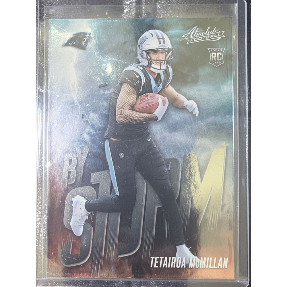 2025 Panini Absolute By Storm Tetairoa McMillan RC #16 Panthers